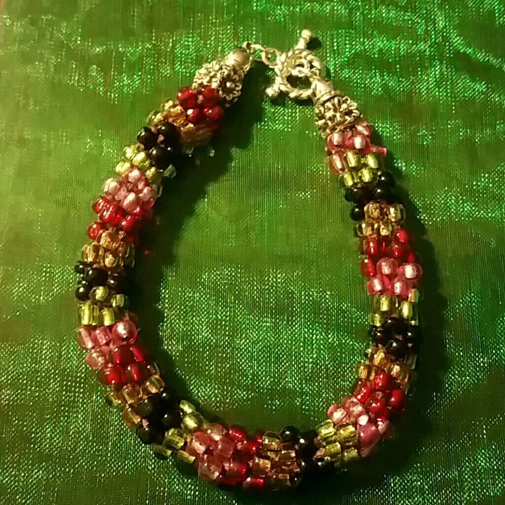 SOLD! Kumihimo bracelet.